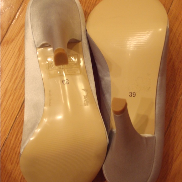 KG Metallic Silver Open-Toe Pumps - Picture 5 of 5